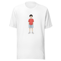 Nick anime character on white unisex tee — Team JCF Play