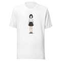 Nora anime character on white unisex tee — Team JCF Play